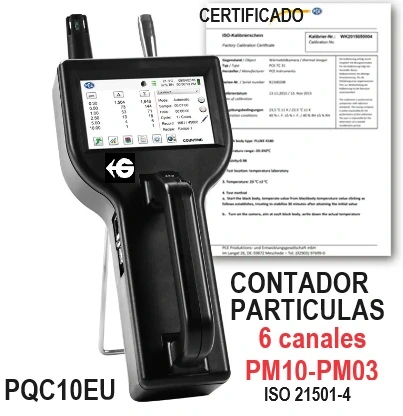 contador particulas 6 canales y masa m3h ,PQC10UE GimateG
