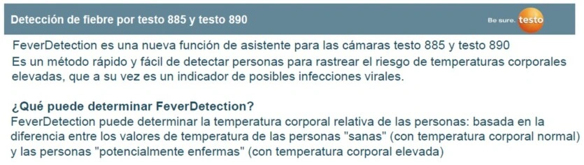 deteccion personas con fiebre termografica testo890 venta aluiler gimateg