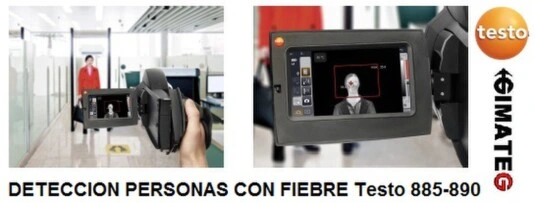 camara termica deteccion personas con fiebre testo 885 890 gimateg