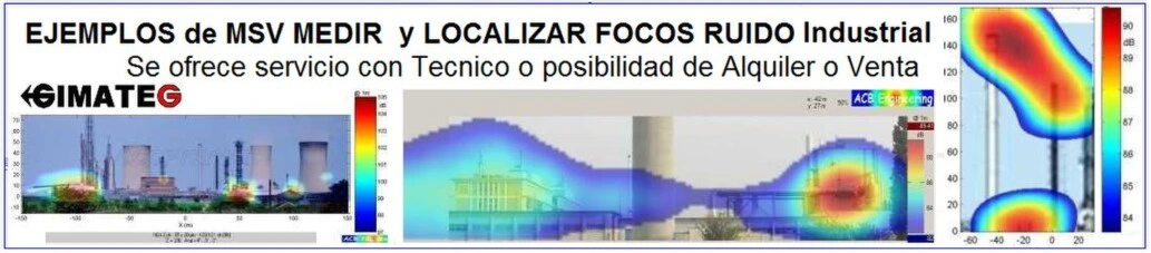 ejemplos visualizacioncon camara acustica alquiler gimateg