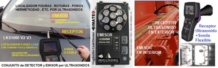 emisor ultrasonido detectar fallo estanqueidad gimateg