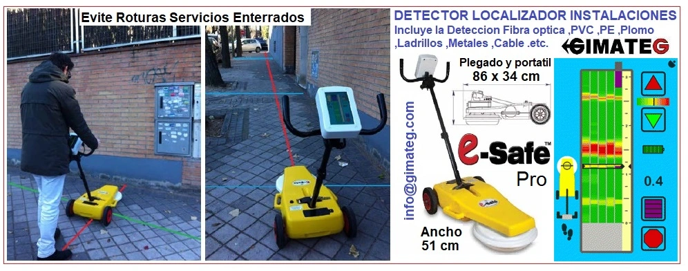georadar escaner instalaciones enterradas gimateg