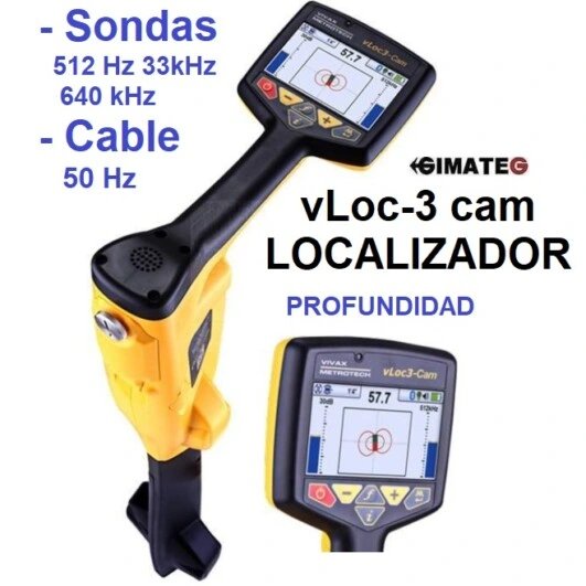 localizador vLoc3 cam cable y sondas camaras gimateg