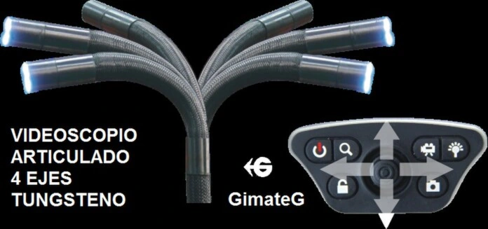 endoscopios inspeccion articulados 360 grados GimateG