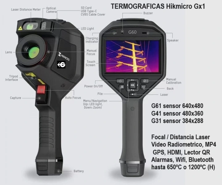 termograficas distribuidor hikmicro gimateg G31 G41 y G61