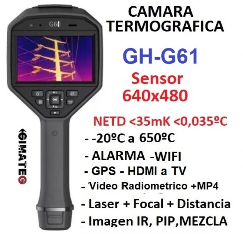 camaras termograficas pro HIKmicro G61 gimateg
