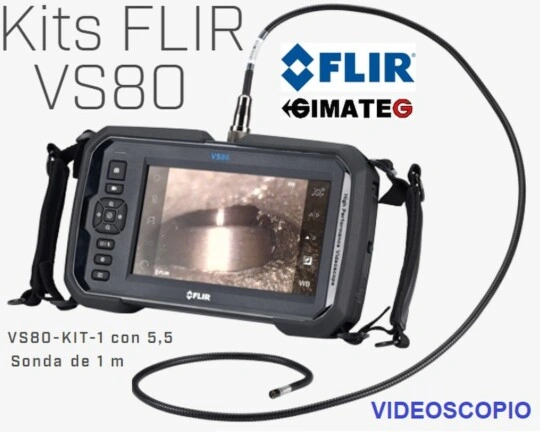gama videoscopio Flir VS80 y camaras inspeccion tubos gimateg