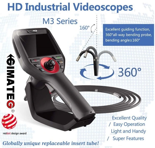 Videoscopio sondas articuladas intercambiables M3 gimateg