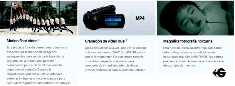 camara video graba HD y 4K sony alquiler gimateg