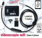 videoscopio wifi basico diametro 5,5mm semirigido gimateg