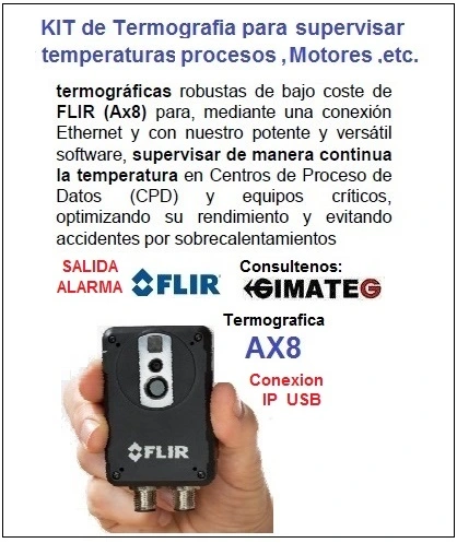 camaras termograficas para control de procesos industriales Flir GimateG