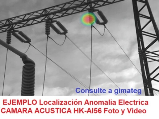 busca descarga parcial electrica con camara acustica Hikmicro AI56 gimateg 