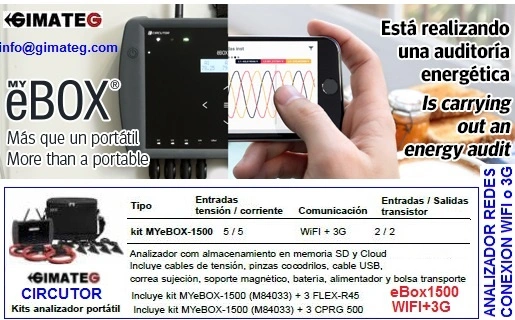 analizador red electrica circutor myebox venta alquiler gimateg