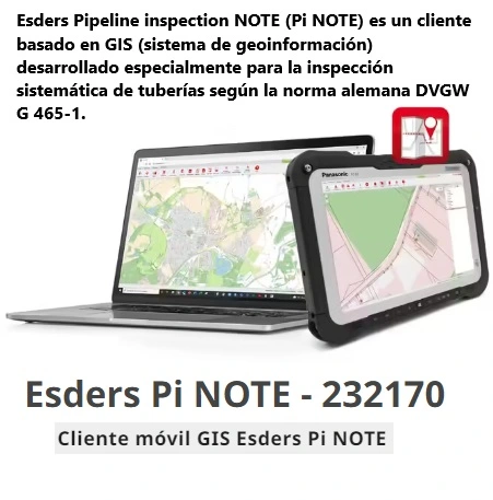 conexión esders Pi Note connect busca fugas gases o agua gimateg