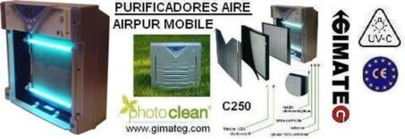 fotocatalisis para desinfeccion aire ambiente C250 gimateg