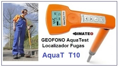 localizador fugas agua geofono sewerin T10 gimateg