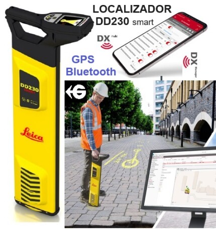 Localizador leica dd230 gps bluetooth y transmisor DA230 gimateg
