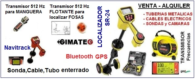 localizadores y sondas manguera en venta alquiler gimateg