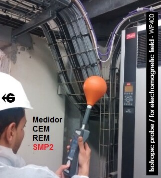 Medidor SMP2 radiaciones campos electromagneticos industria GimateG