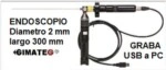endoscopio diametro 2mm fibra optica gimateg