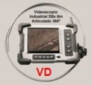 videoscopio articulado 4 ejes diametro 8mm largo 6 metros Gimateg