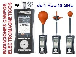 Antenas medidor SMP2 radiacion electromagnetica venta alquiler GimateG