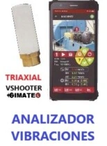 vibrometro triaxial autoanalisis estado de maquinaria VSHOOTER3WL-IR-HD  termica 256x192 GimateG