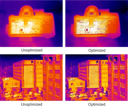 calidad imagen camara termica PC210 PC230 guide gimateg