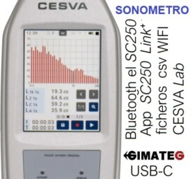 sonometro clase 1 cesva sc250 venta alquiler gimateg