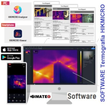 software termografica hikmicro M60 wifi video alquiler gimateg