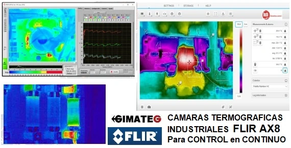 termografia control procesos industriales Flir AX8 gimateg
