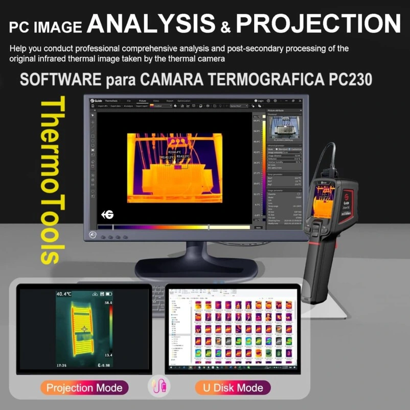 software termografica PC210 PC230 guide ThermoTools gimateg