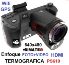 camara termografica PRO GPS Zoom y video PS610 gimateg