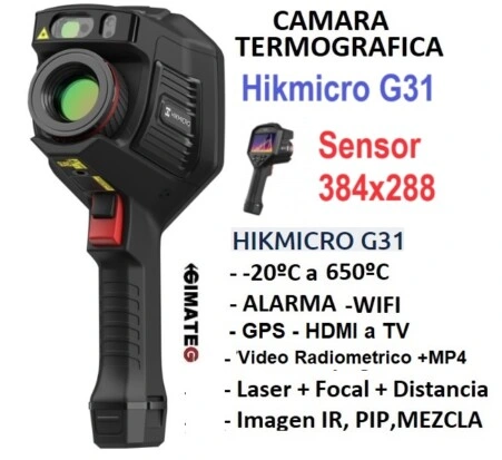 camaras termograficas pro HIKmicro G31 gimateg