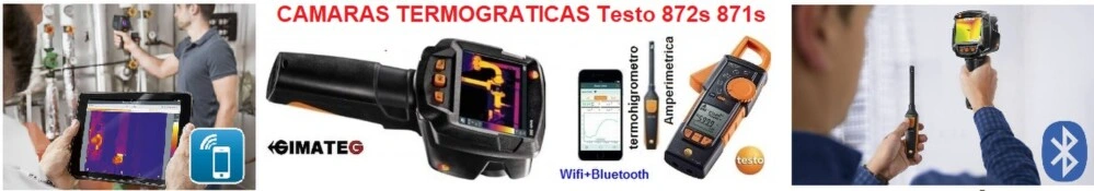 camara termografica pro testo 872 wifi bluetooth gimateg