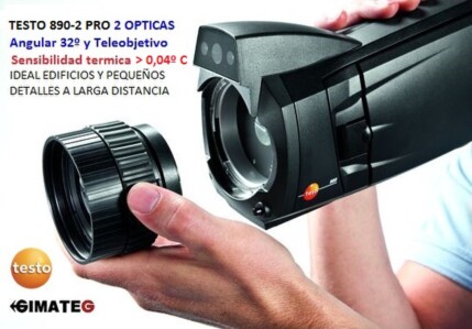 opticas para termografica testo 890