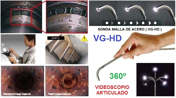 caracteristicas videoscopio articulado 4 ejes vg GimateG